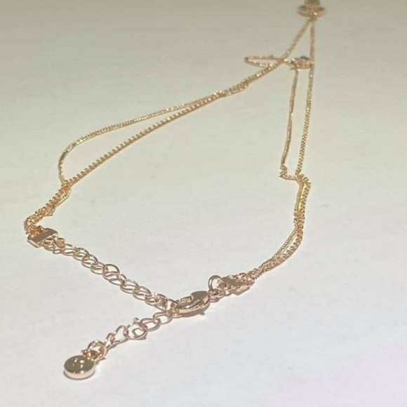 Lauren Conrad 2 Layer Sexy Sun Rose Gold Kylie Jenner Style Necklace Mom Gift - Picture 5 of 12